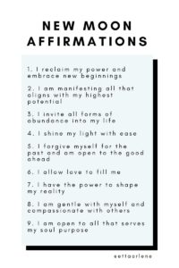 New Moon Affirmations