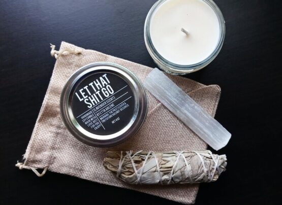 Let That Shit Go candle sets