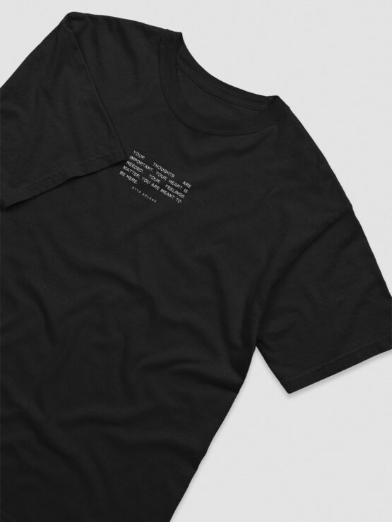 You Are Meant To Be Here Embroidered T-Shirt